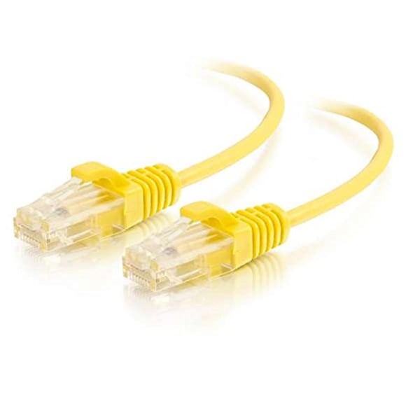 Cb Distributing 3 ft. Cat6 Snagless Unshielded Slim Ethernet Network Patch Cable - Yellow ST2939825 - main
